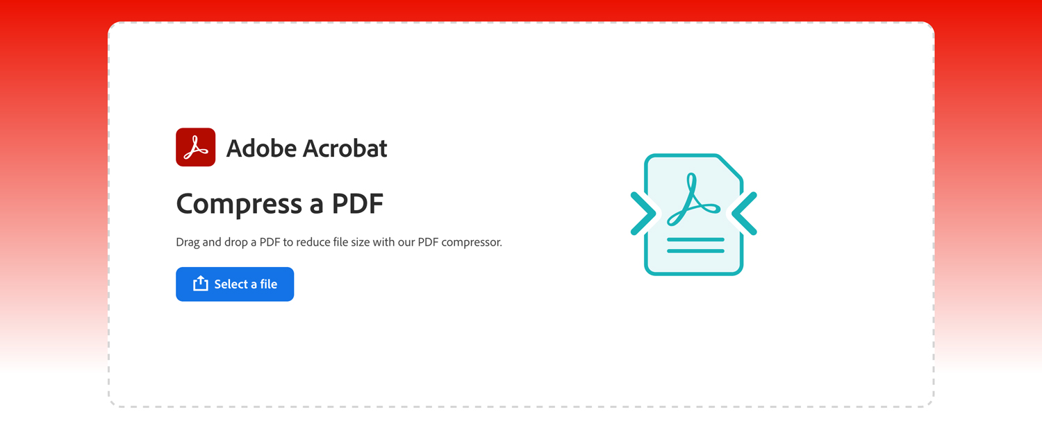 Adobe Online PDF Compress PDF