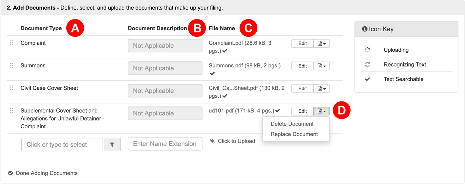 Add Documents