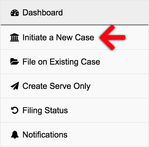 Initiate a New Case