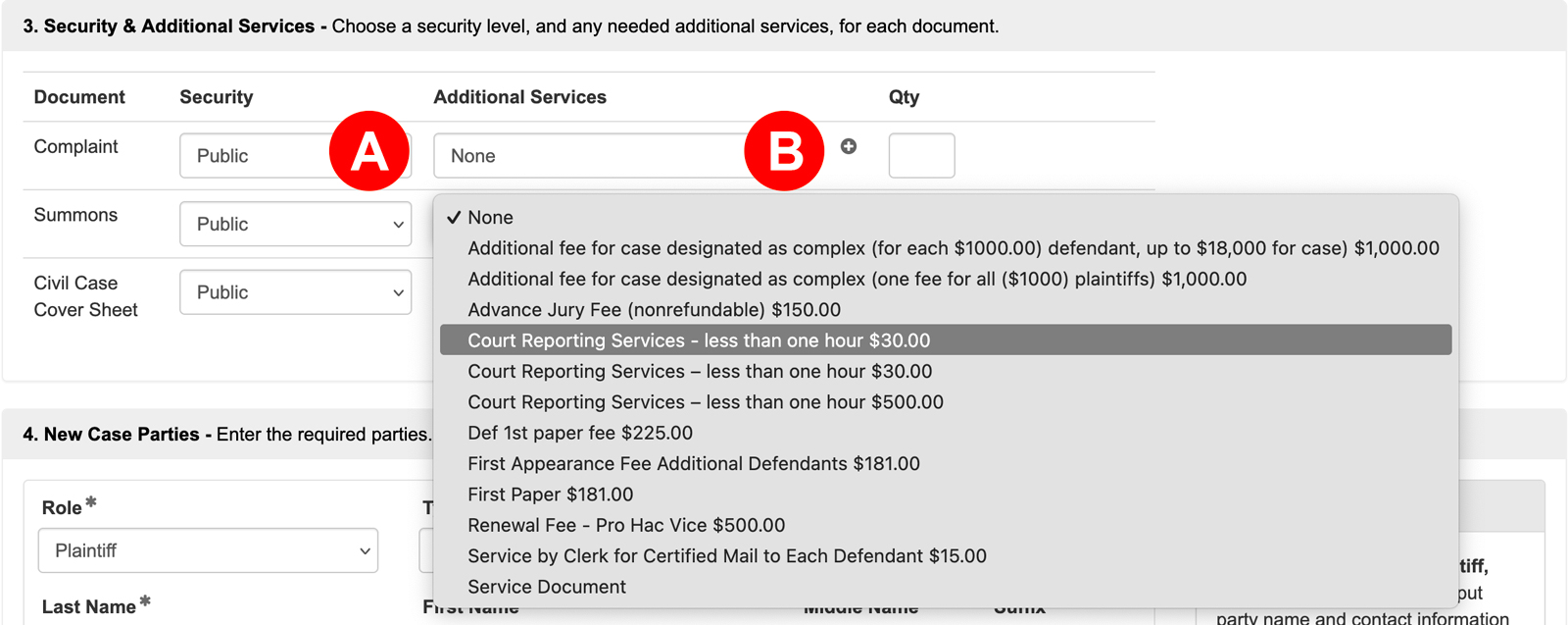 Security & Additional Services